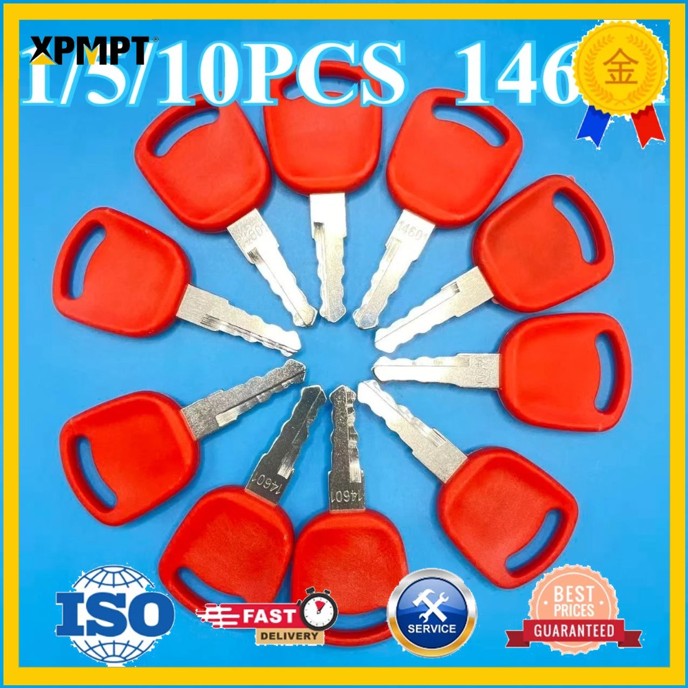 Heavy Equipment Grader - 1/5/10 قطع مفاتيح RED14601 جديدة لجرافات