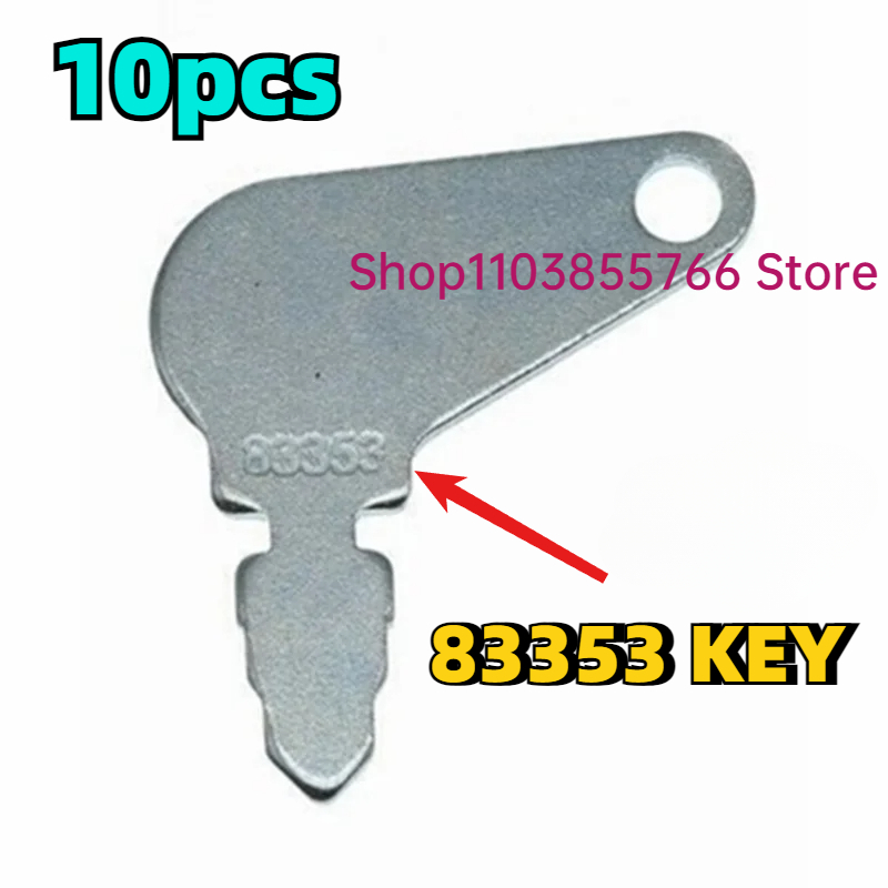 Heavy Equipment Key Set - 10 قطعة 83353 مفاتيح لإشعال البناء
