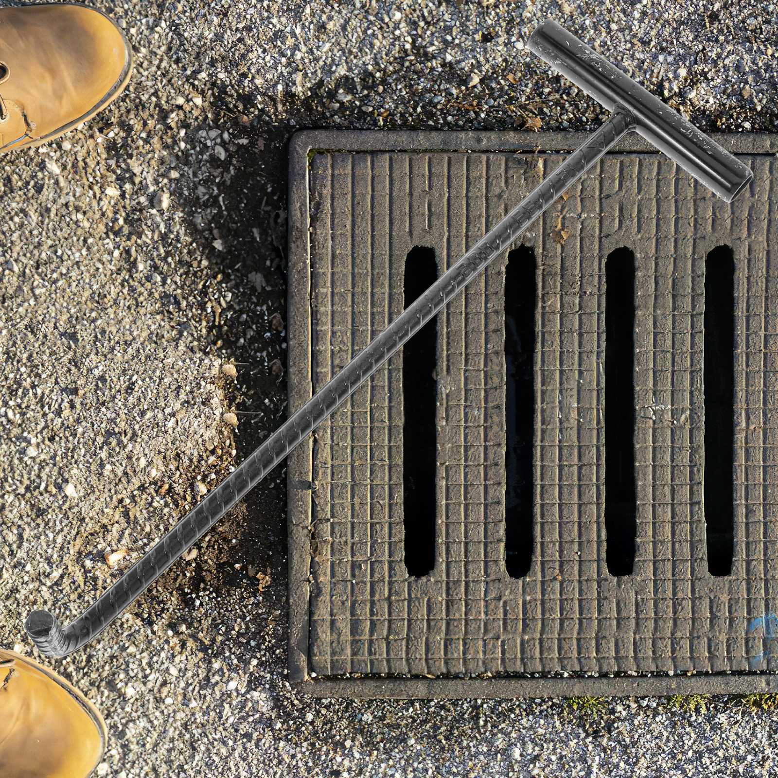 Manhole Cover Lifting - خطاف غطاء فتحة التصريف من الفولاذ