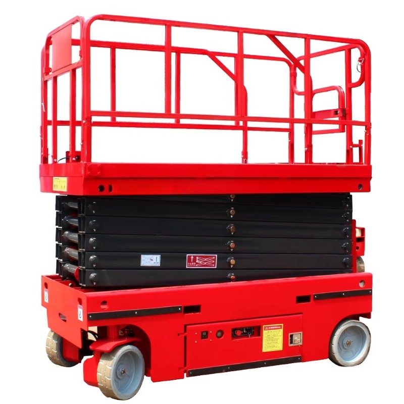 Scissor Lift Table Hydraulic - منصة عمل هوائية ذاتية الدفع بسعر