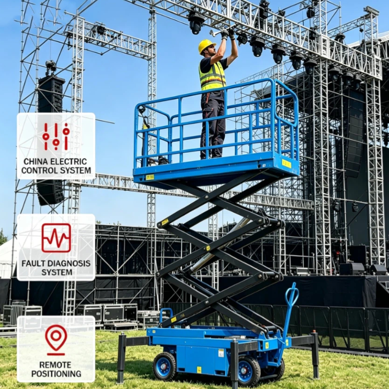 Scissor Lift Table Hydraulic - منصة رفع متنقلة بمقص هيدروليكي 500