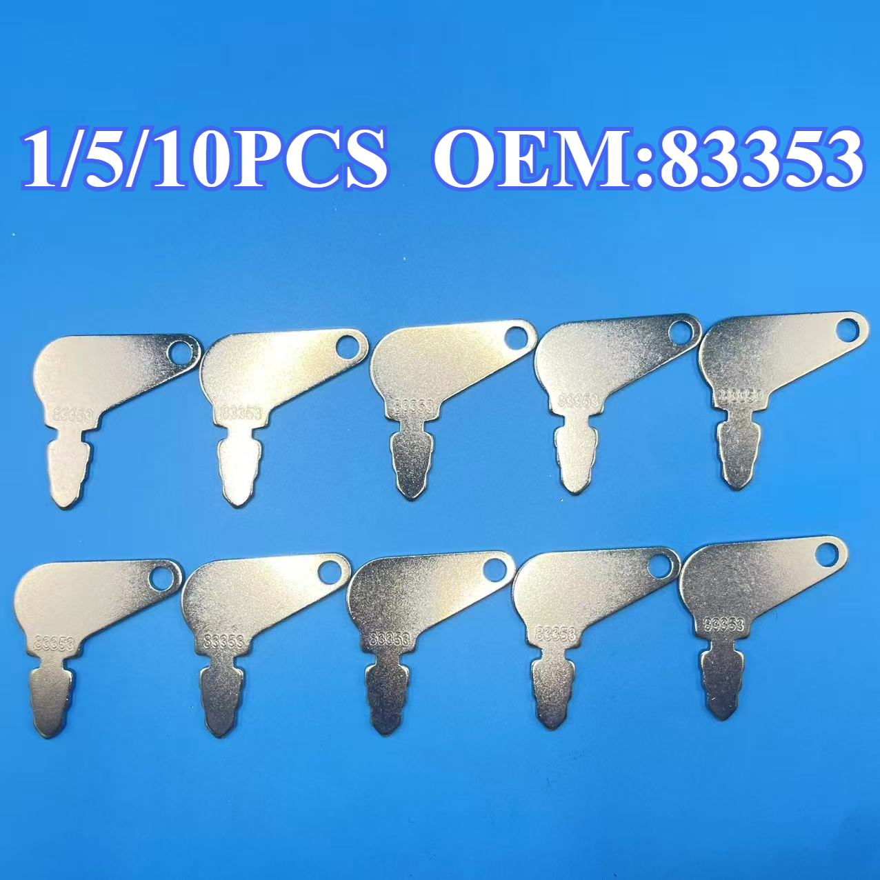 Heavy Equipment Key Set - 1/5/10 قطعة مفتاح لإشعال البناء كوبوتا/مجموعة