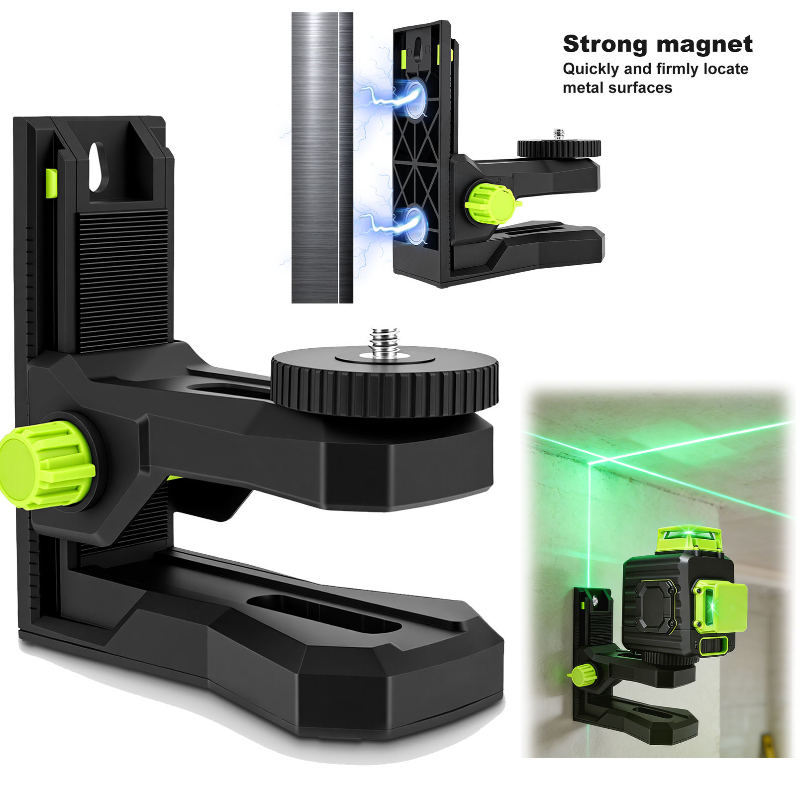 Laser Level Rotary - قاعدة حامل مغناطيسية على شكل حرف