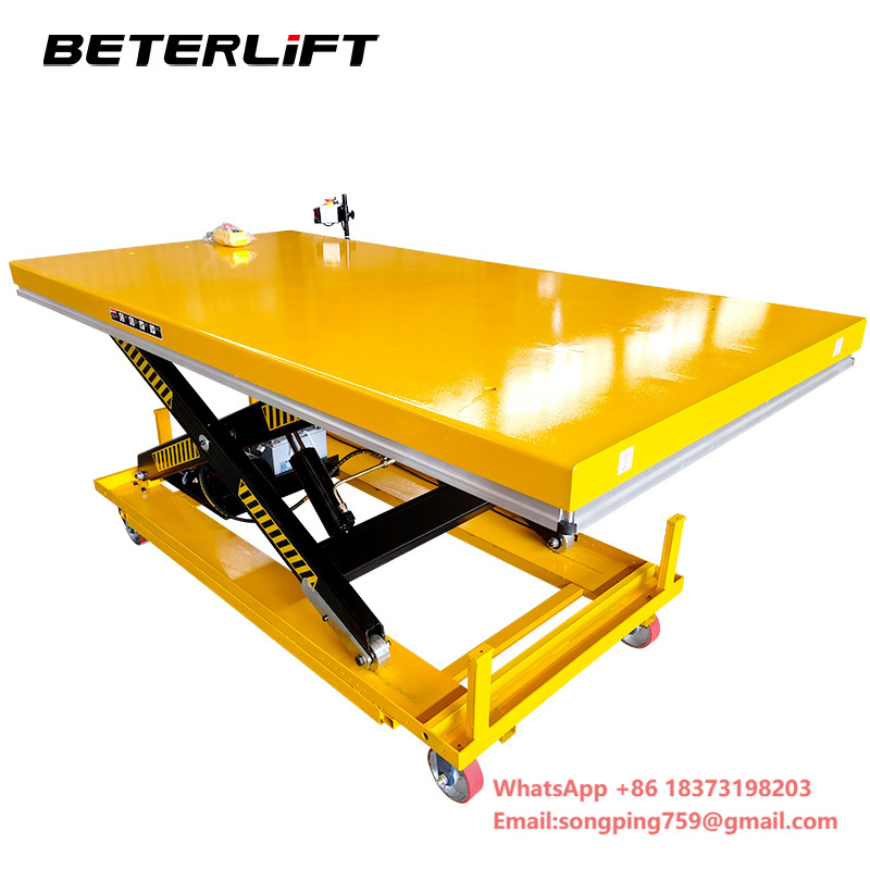 Scissor Lift Table Hydraulic - منصة رفع مقصية كهربائية هيدروليكية ثابتة