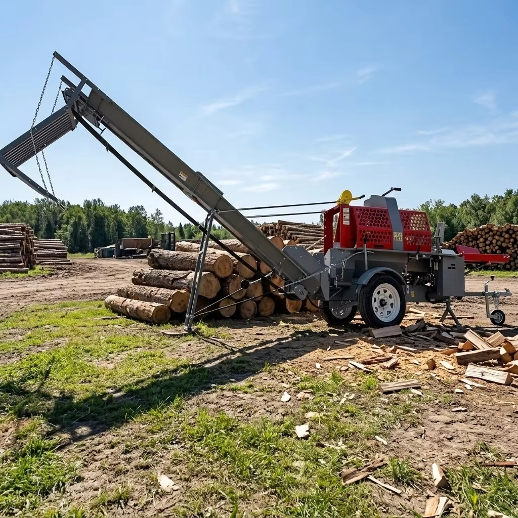 Heavy Equipment Processor - آلة تقطيع الأخشاب شبه الأوتوماتيكية الهيدروليكية