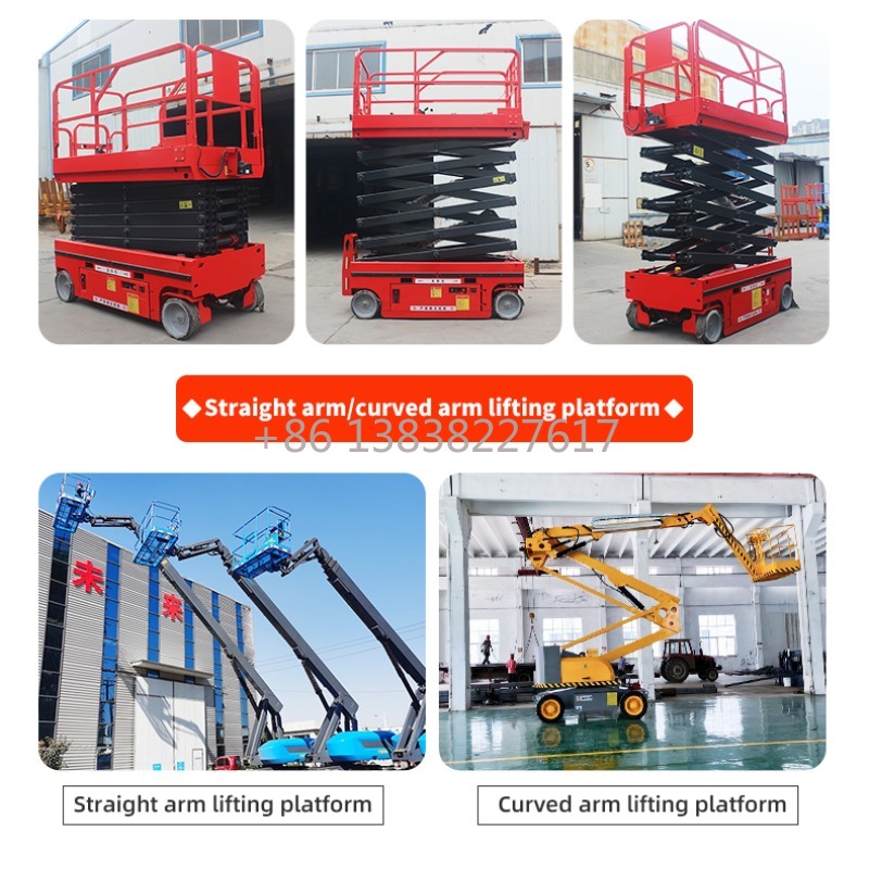 Scissor Lift Table Hydraulic - منصة رفع هيدروليكية ذاتية الدفع كهربائية