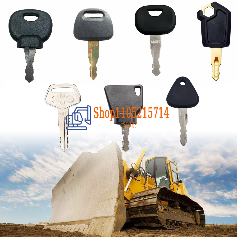 Heavy Equipment Key Set - 7 قطعة المعدات الثقيلة البناء مفاتيح