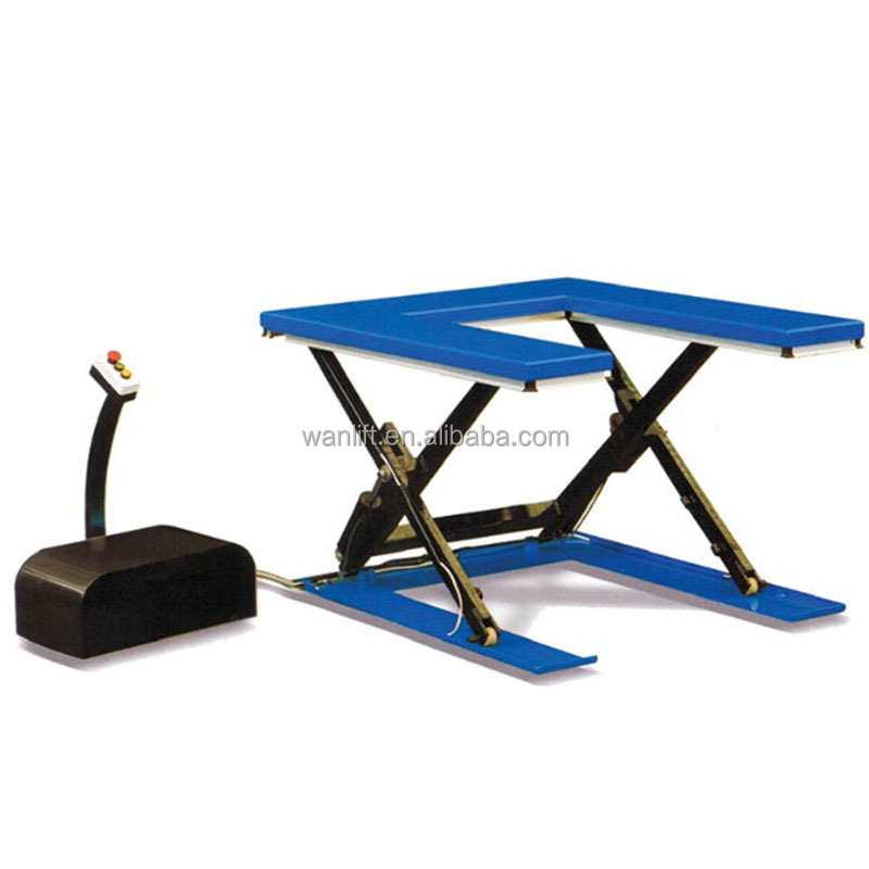 منصة رفع كهربائية على شكل حرف  - مراجعة Scissor Lift Table Hydraulic وسعره