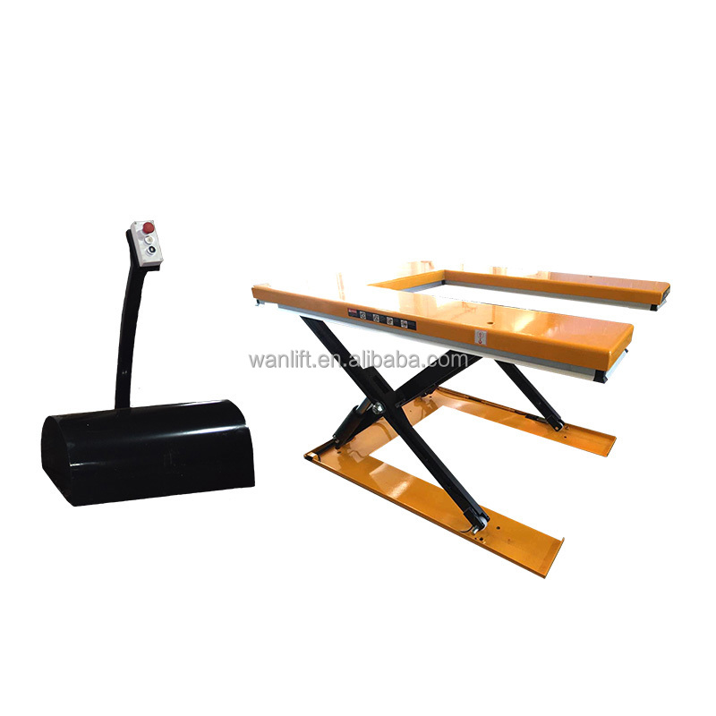 منصة رفع كهربائية على شكل حرف  - مراجعة Scissor Lift Table Hydraulic وسعره