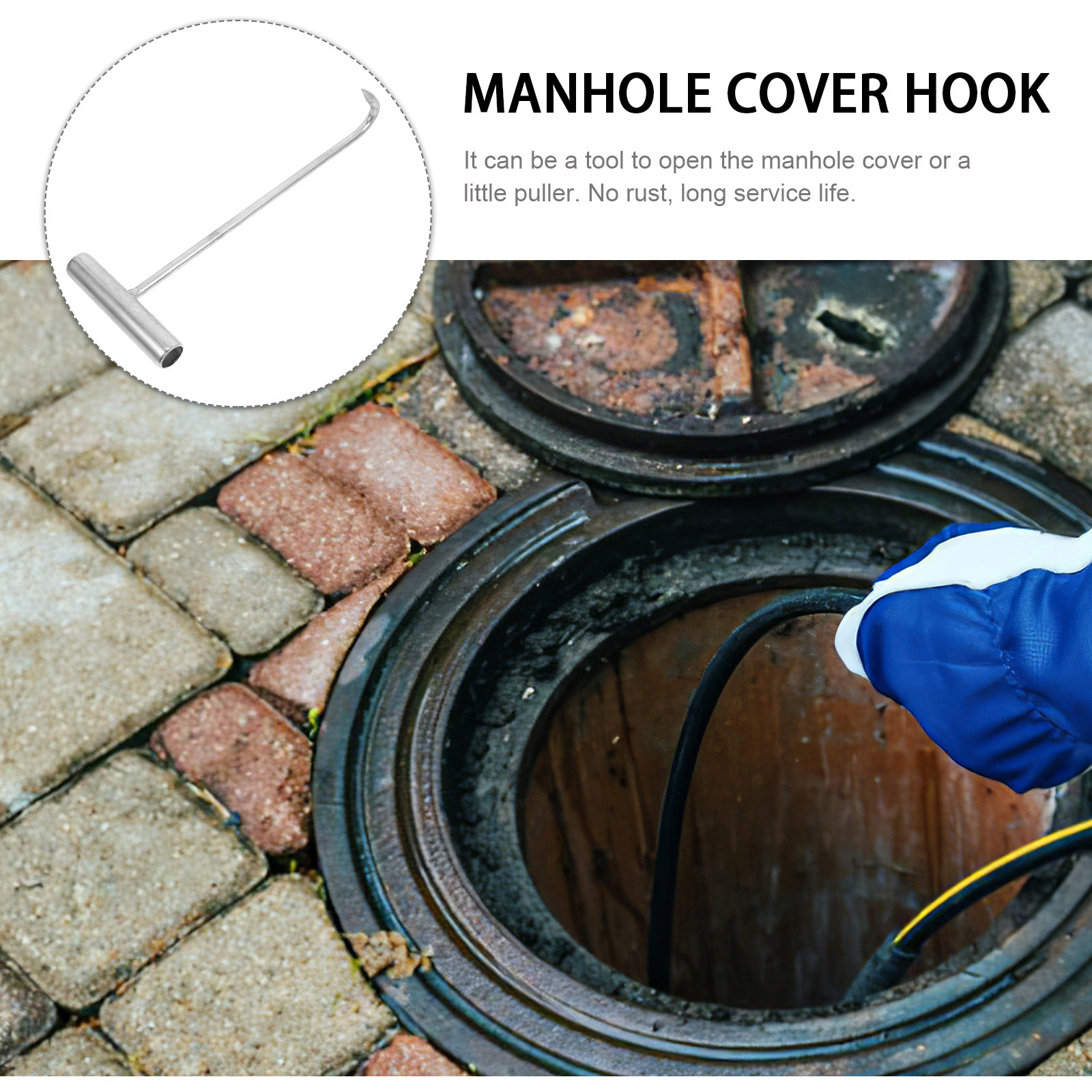 خطاف غطاء فتحة التصريف من الفو - مراجعة Manhole Cover Lifting وسعره