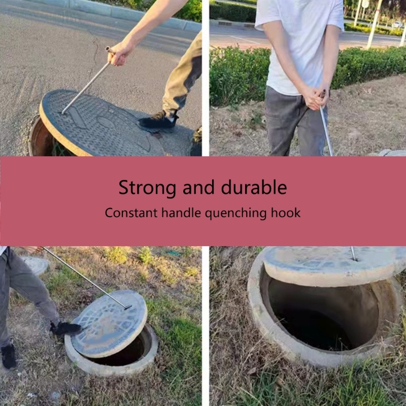 هوك غطاء فتحة التفتيش الثقيلة  - مراجعة Manhole Cover Lifting وسعره