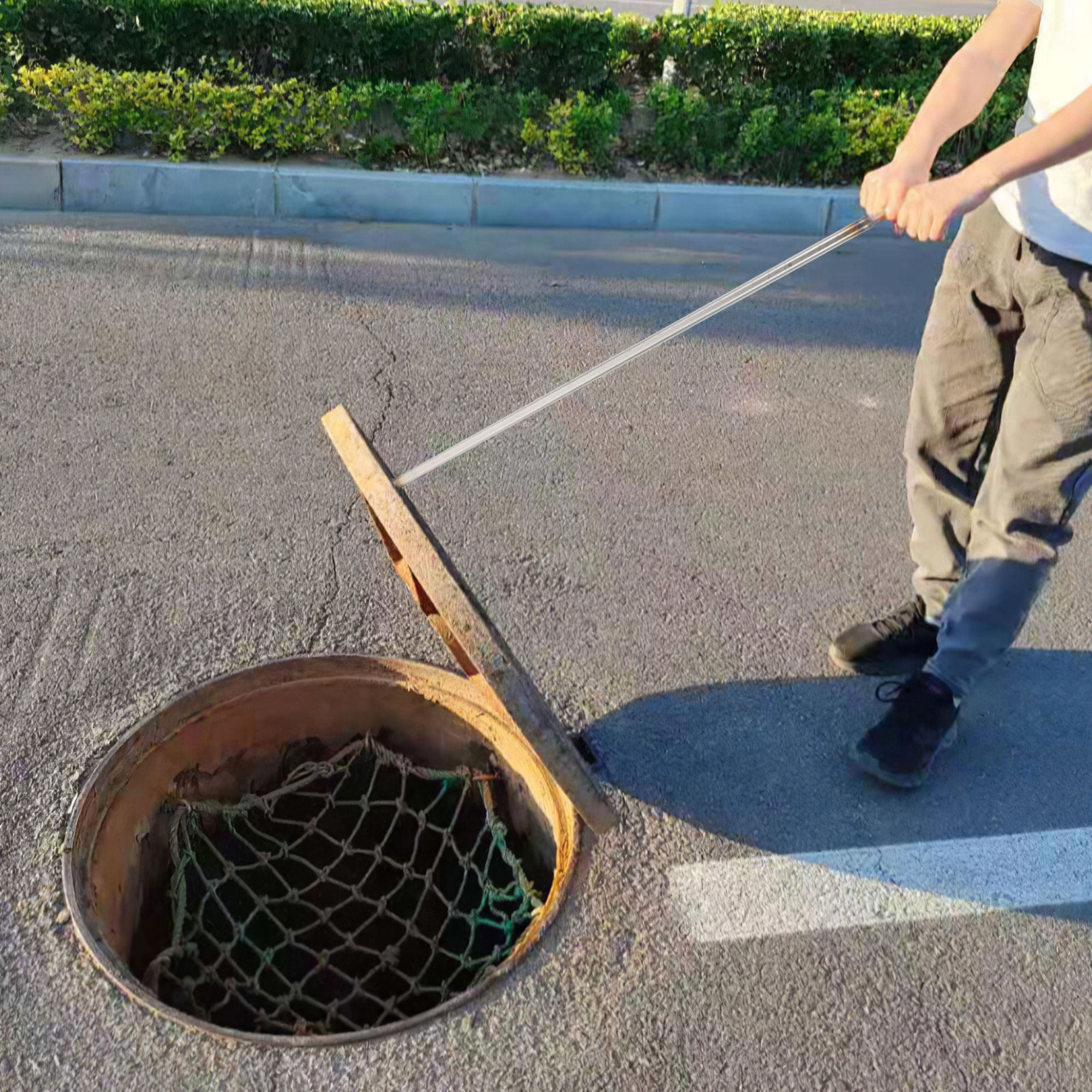 خطاف ثقيل لغطاء فتحة التفتيش م - مراجعة Manhole Cover Lifting وسعره