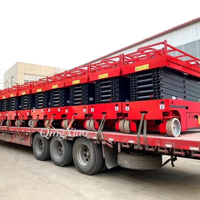 منصة عمل هوائية ذاتية الدفع بس - مراجعة Scissor Lift Table Hydraulic وسعره