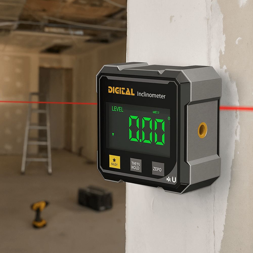 أربعة جوانب عرض زاوية قياس شاش - مراجعة Laser Level Rotary وسعره