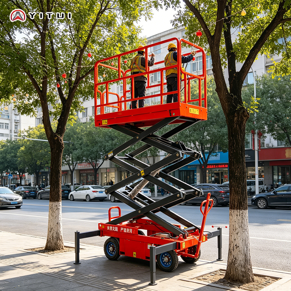 منصة رفع متنقلة بمقص هيدروليكي - مراجعة Scissor Lift Table Hydraulic وسعره