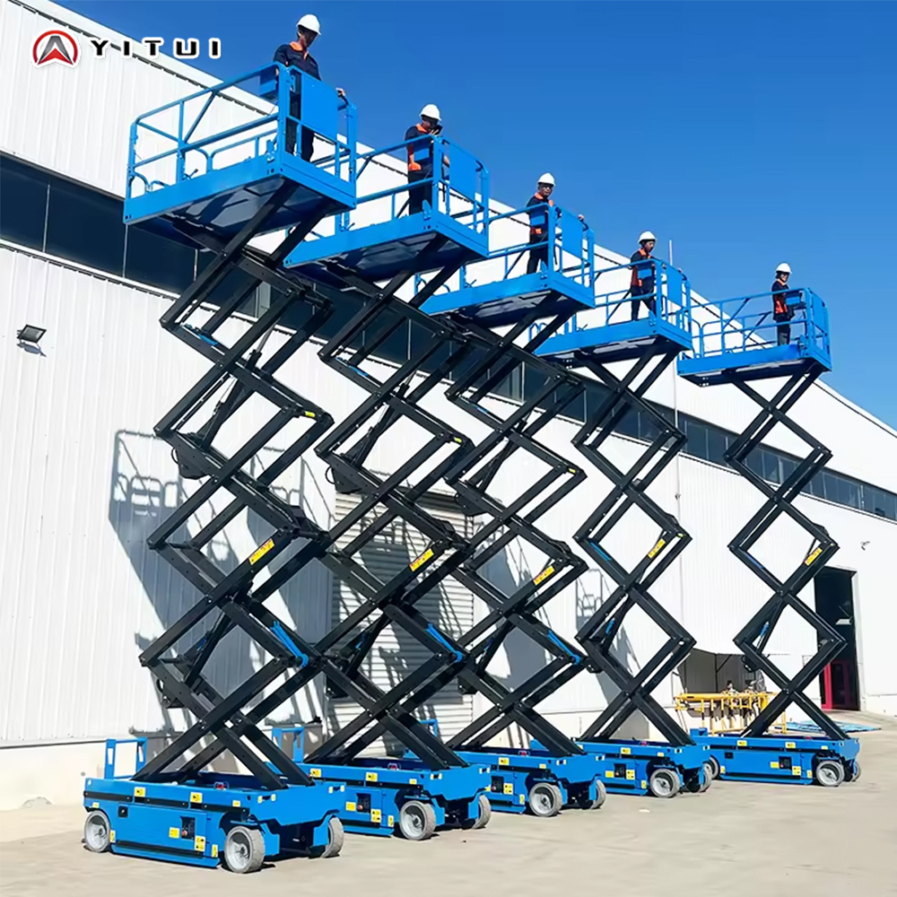 منصة رفع متنقلة بمقص هيدروليكي - مراجعة Scissor Lift Table Hydraulic وسعره