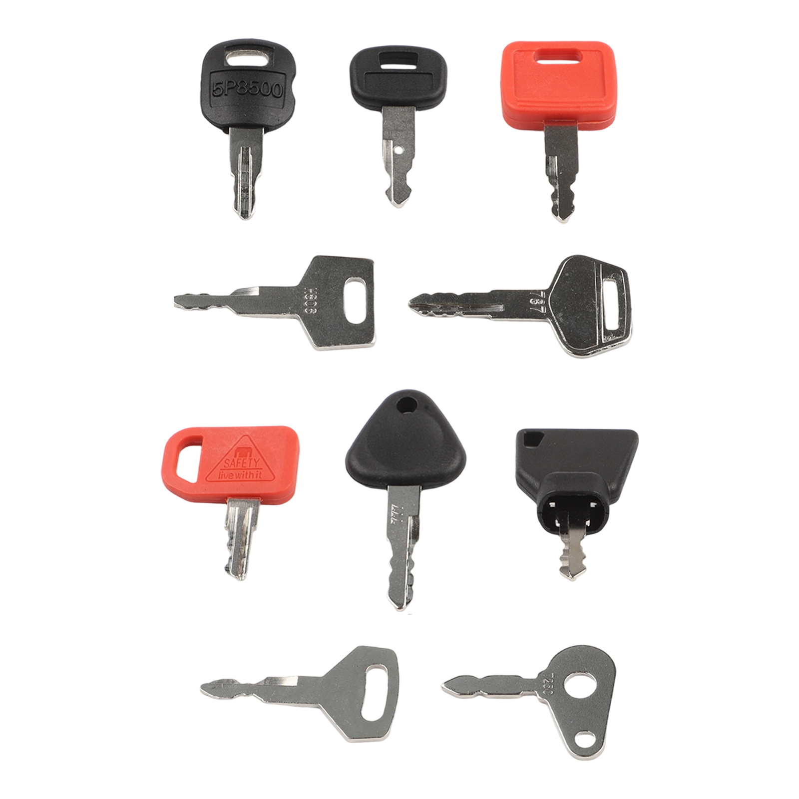 10 قطعة مجموعة مفاتيح الإشعال  - مراجعة Heavy Equipment Key Set وسعره