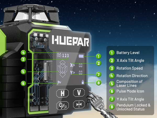 2026 Huepar W04CG مستوى ليزر أ - مراجعة Laser Level Rotary وسعره