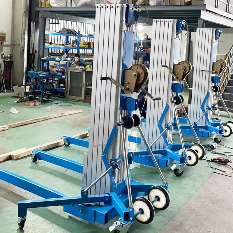 منصة رفع يدوية من سبائك الألوم - مراجعة Scissor Lift Table Hydraulic وسعره