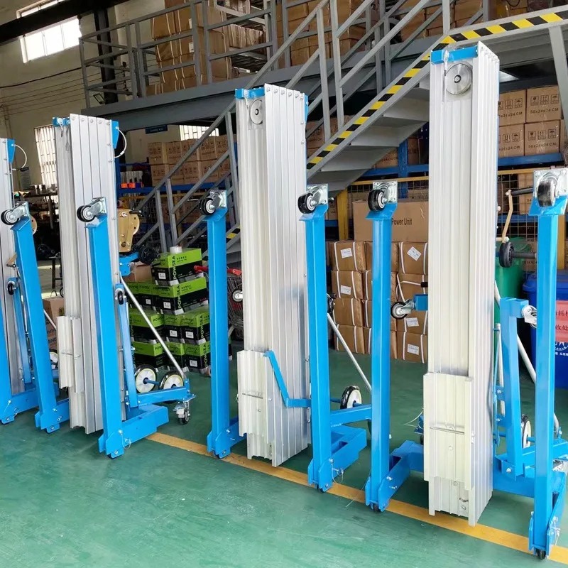 منصة رفع يدوية من سبائك الألوم - مراجعة Scissor Lift Table Hydraulic وسعره
