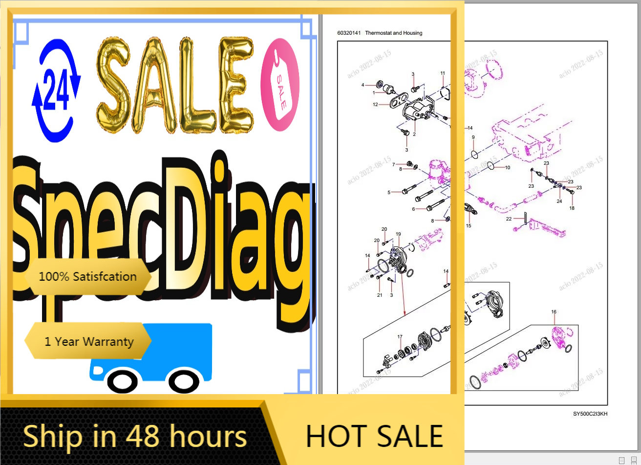 مجموعة كتالوج أجزاء SpecDiag S - مراجعة Heavy Equipment Pdf وسعره