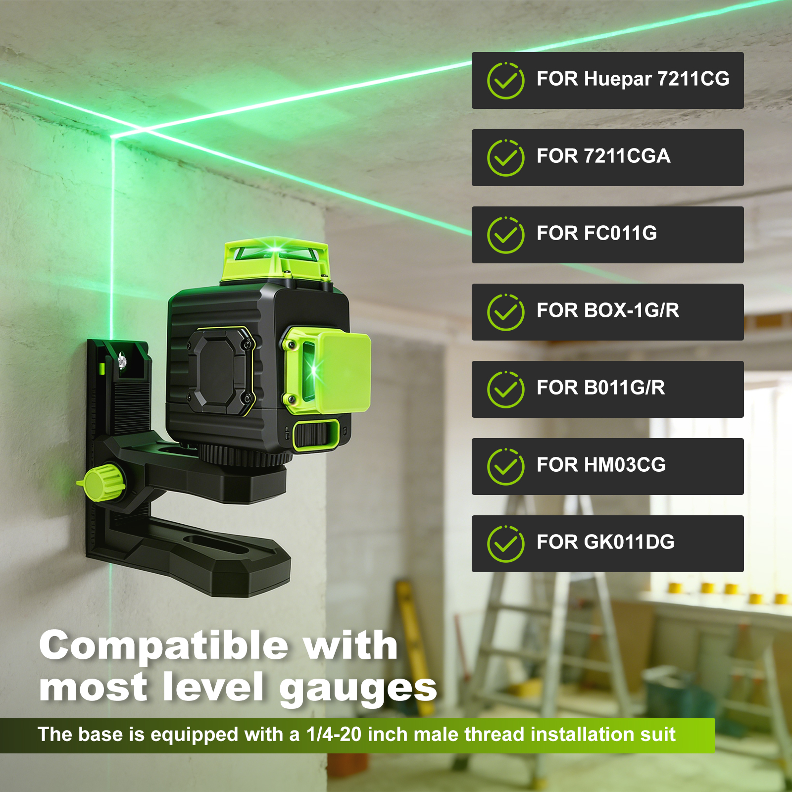 قاعدة حامل مغناطيسية على شكل ح - مراجعة Laser Level Rotary وسعره