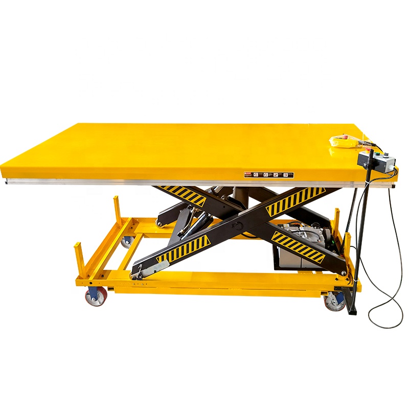 منصة رفع مقصية كهربائية هيدرول - مراجعة Scissor Lift Table Hydraulic وسعره
