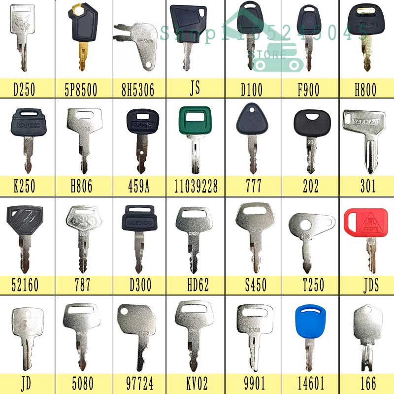 مجموعة مفاتيح إشعال رئيسية 28/ - مراجعة Heavy Equipment Key Set وسعره