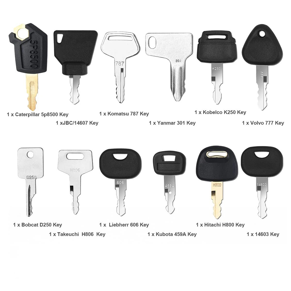 12 قطعة المعدات الثقيلة البناء - مراجعة Heavy Equipment Key Set وسعره