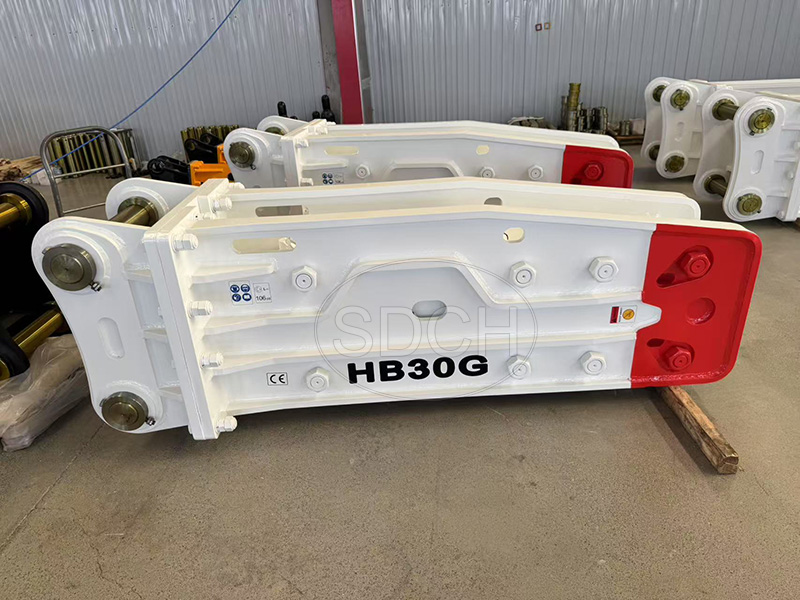 30T حفارة قواطع HB30G المطرقة  - مراجعة Concrete Breaker Demolition وسعره