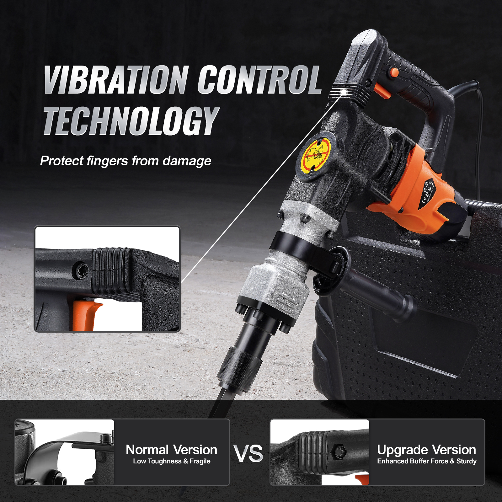 SucceBuy 1400 واط هدم جاك المط - مراجعة Concrete Breaker Demolition وسعره