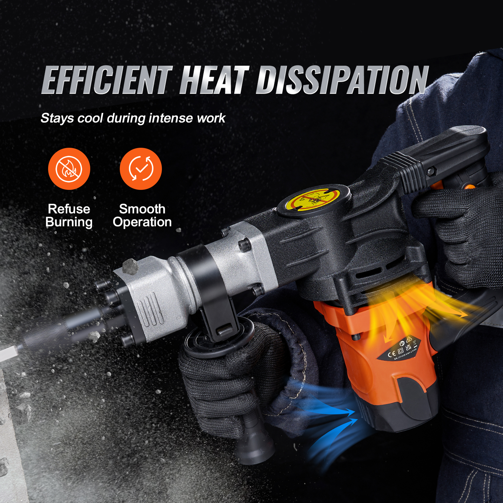SucceBuy 1400 واط هدم جاك المط - مراجعة Concrete Breaker Demolition وسعره