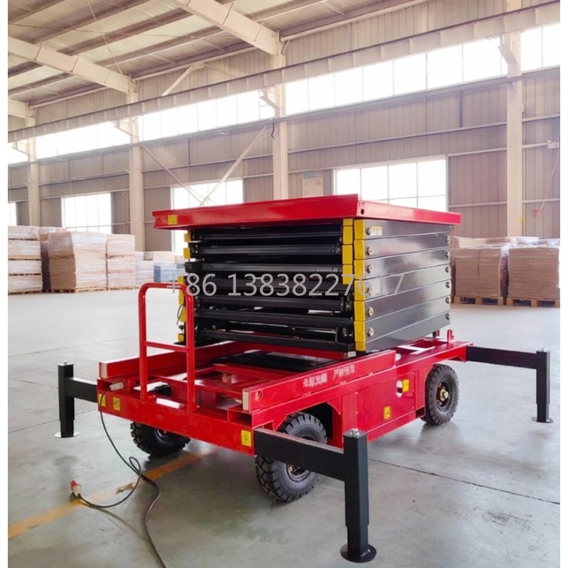 منصة عمل هوائية هيدروليكية متح - مراجعة Scissor Lift Table Hydraulic وسعره