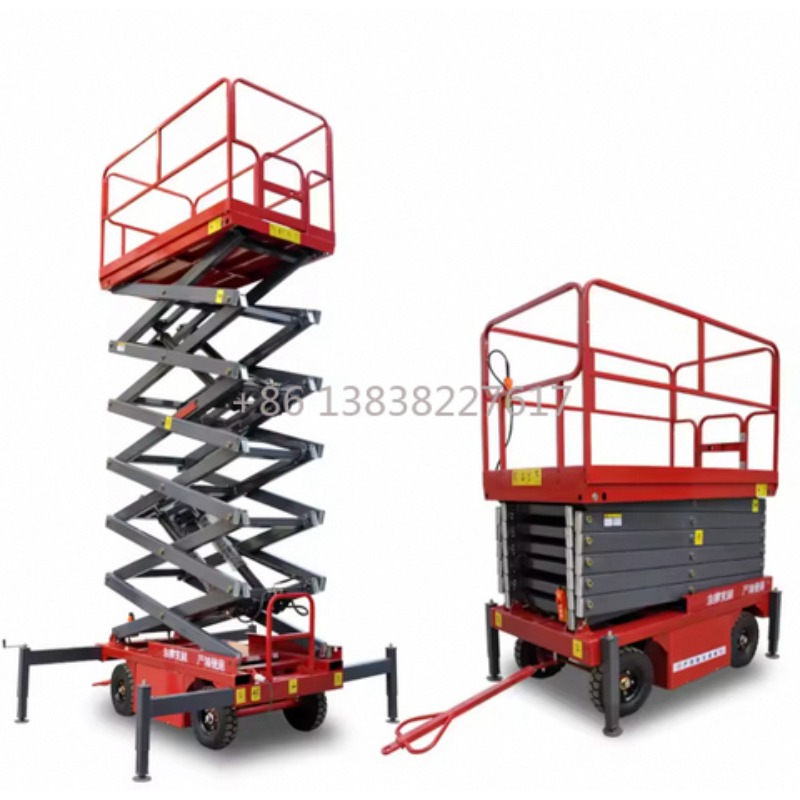 منصة عمل هوائية هيدروليكية متح - مراجعة Scissor Lift Table Hydraulic وسعره