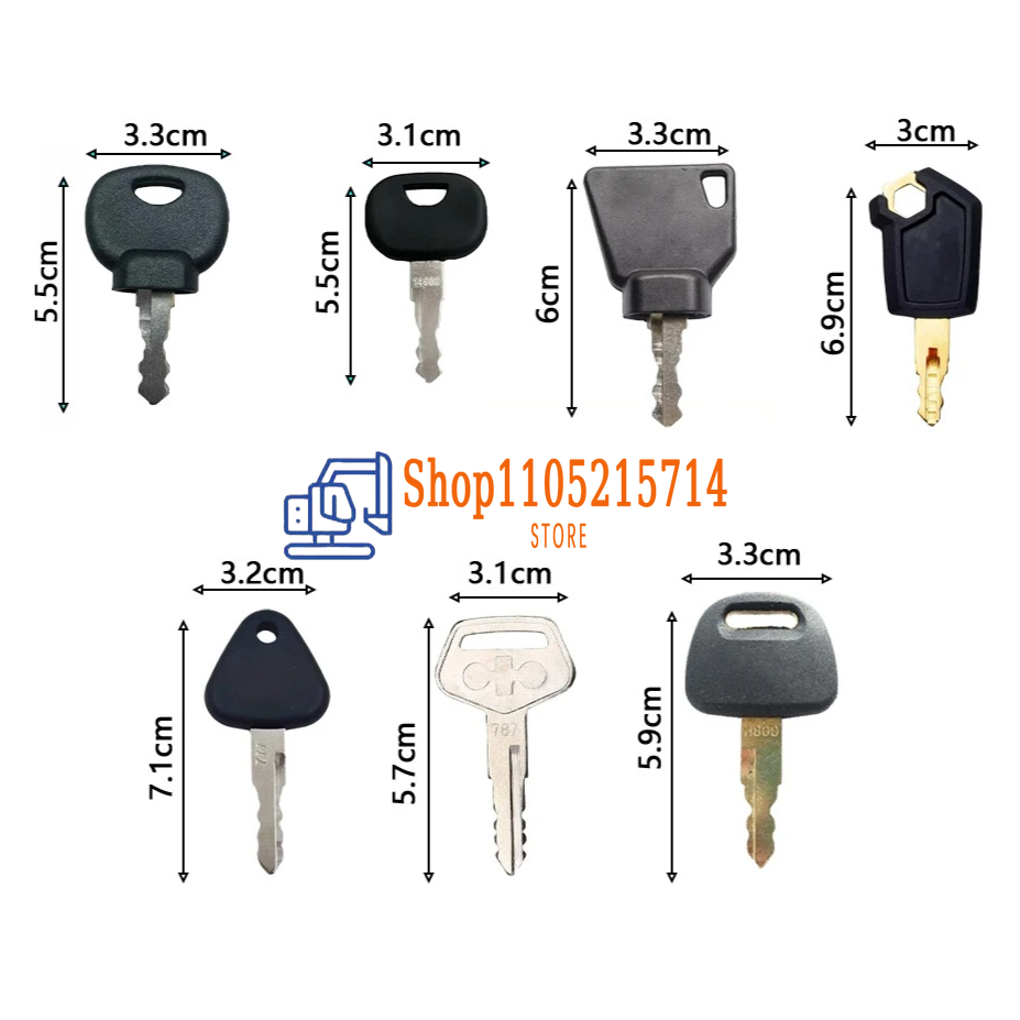 7 قطعة المعدات الثقيلة البناء  - مراجعة Heavy Equipment Key Set وسعره