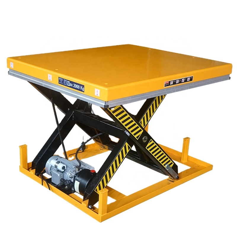 منصة رفع كهربائية هيدروليكية ب - مراجعة Scissor Lift Table Hydraulic وسعره